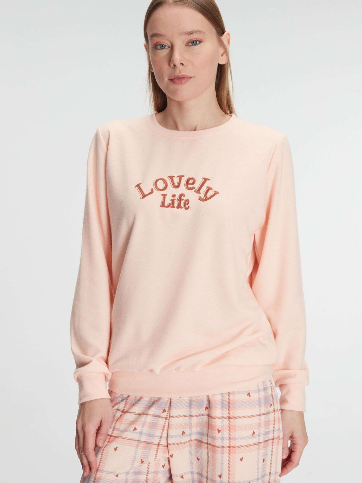 Anıl 11307 Kadın Uzun Kol Sweatshirt ve Pantolon Takımı